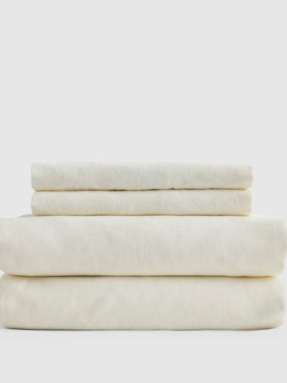 Quince Brushed Cotton Sheet Set - Queen/Ivory